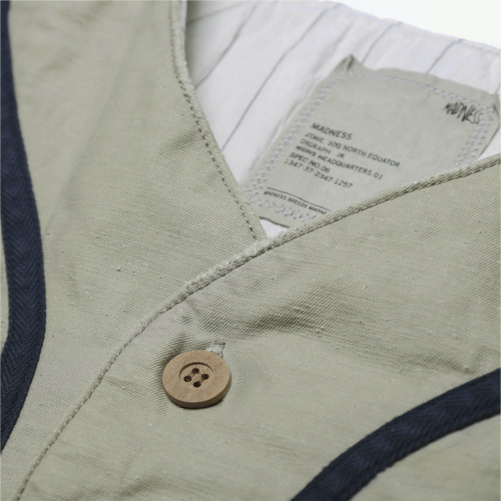 MADNESS MN-TEAM 30s MILLERS BASEBALL JACKET (MADE IN JAPAN)-GREY