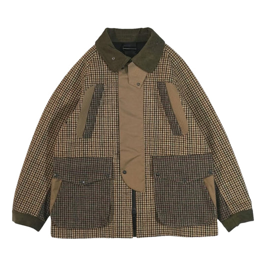 NORBIT MOON TWEED 3LAYERED JACKET-BEIGE
