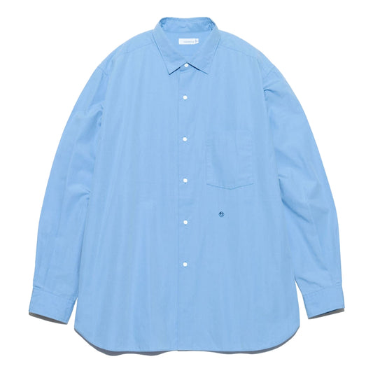 Nanamica M REGULAR COLLAR WIND SHIRT-SAX