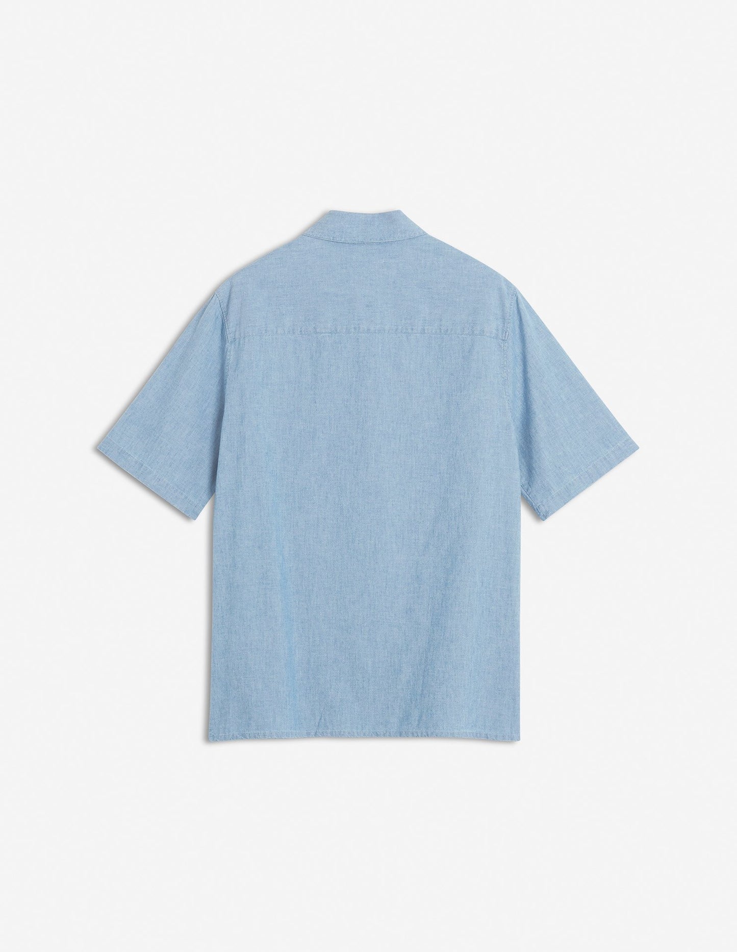 MAISON KITSUNE M RELAXED SHORT SLEEVE SHIRT-INDIGO