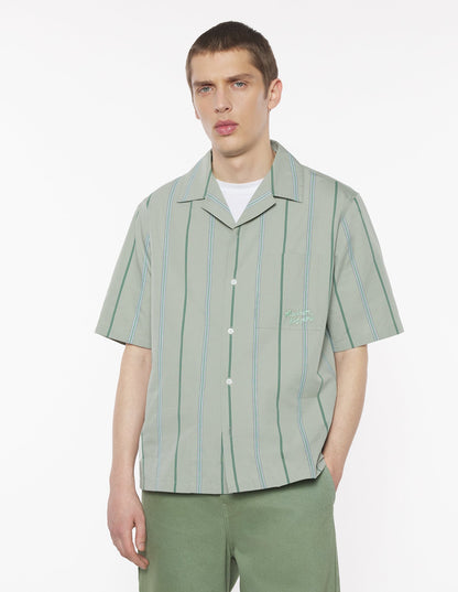 MAISON KITSUNE M RESORT SHIRT-VERT-DE-GRIS