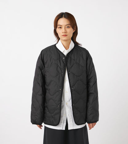 Nanamica M REVERSIBLE DOWN CARDIGAN-BLACK