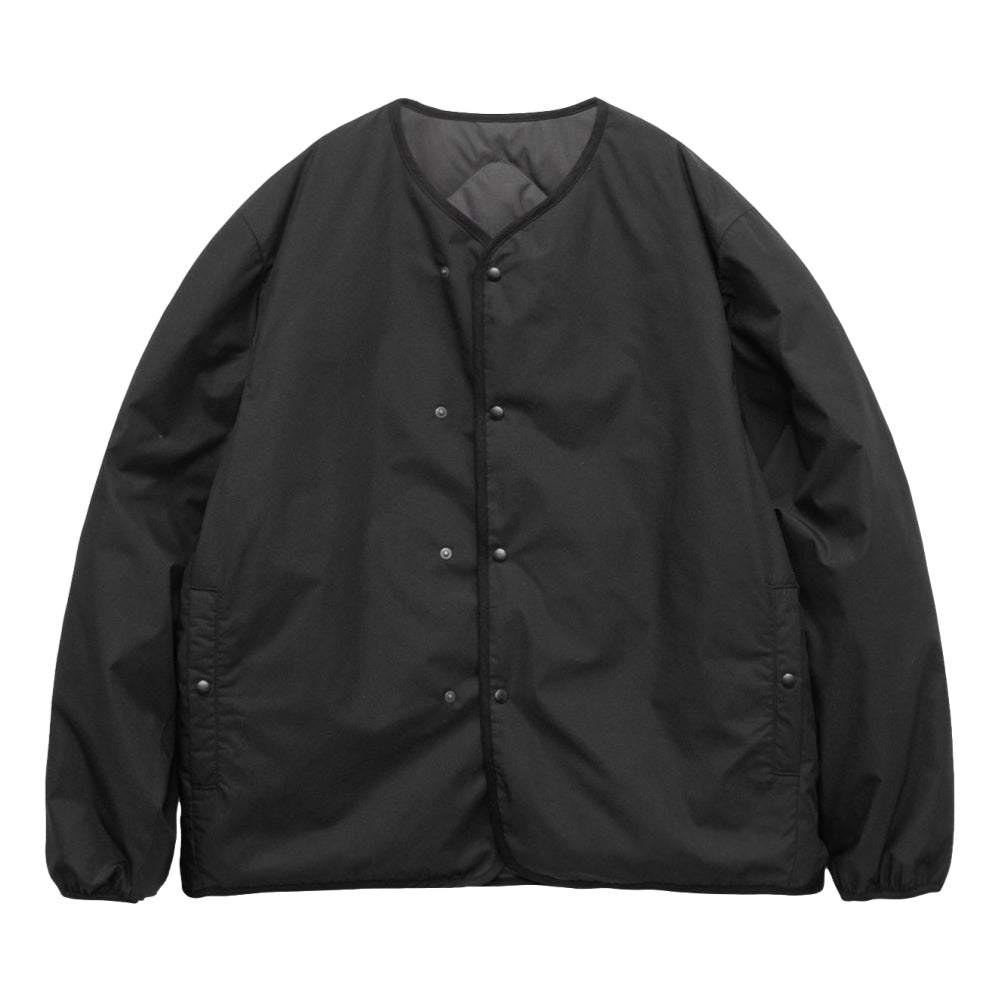 Nanamica M REVERSIBLE DOWN CARDIGAN-BLACK
