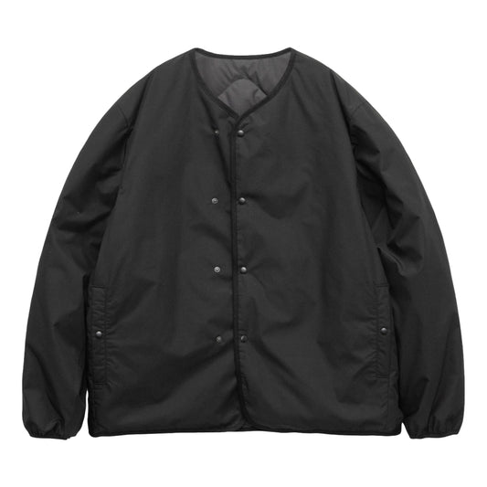 Nanamica M REVERSIBLE DOWN CARDIGAN-BLACK