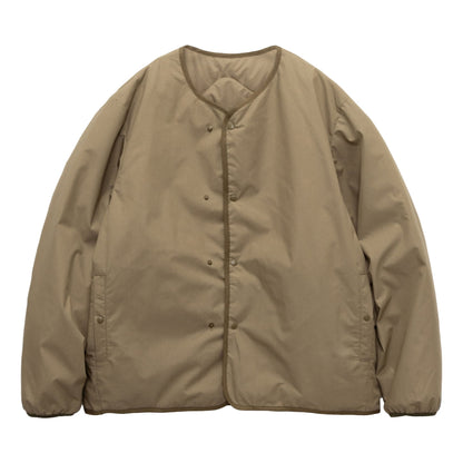 Nanamica M REVERSIBLE DOWN CARDIGAN-KHAKI BEIGE