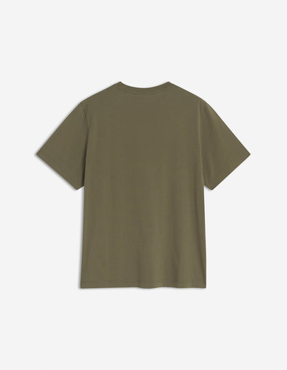 MAISON KITSUNE M SPEEDY FOX PATCH COMFORT TEE-SHIRT-BAY LEAF