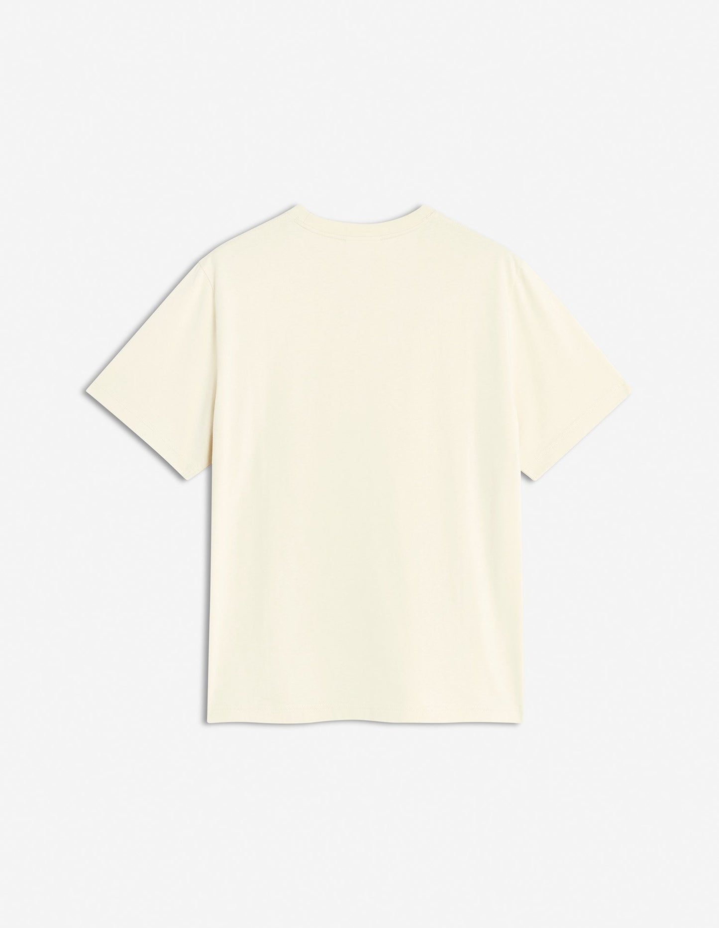 MAISON KITSUNE M SPEEDY FOX PATCH COMFORT TEE-SHIRT-WARM STONE