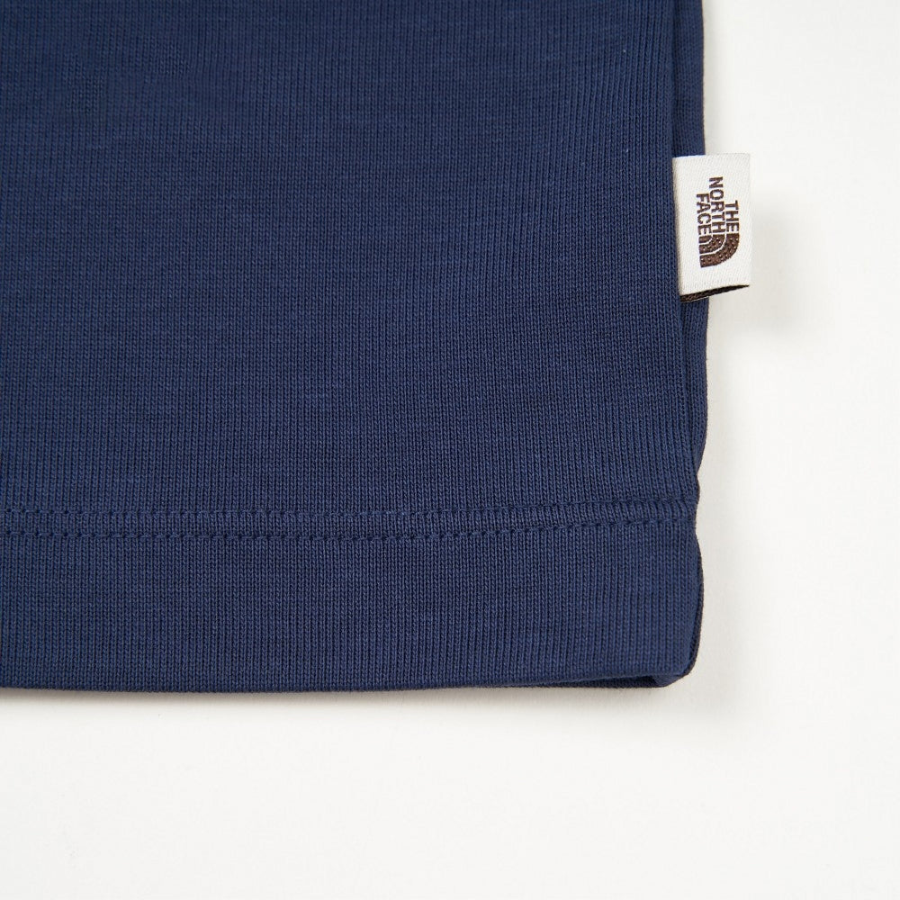 THE NORTH FACE M S/S HYBRID POCKET TEE - AP-NAVY