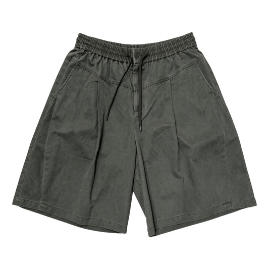 ARCHIVAL REINVENT MUD DYE SHORTS-GREEN