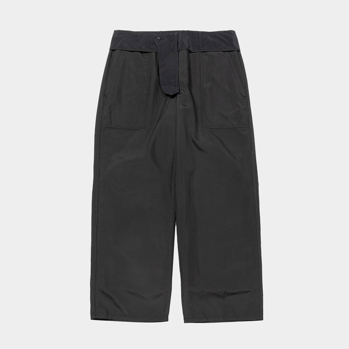 MEANSWHILE REVERSIBLE LINING PANT-OFF BLACK