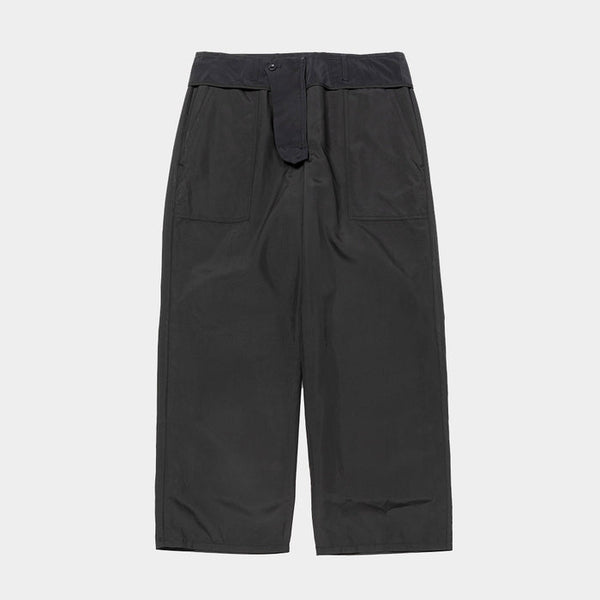 MEANSWHILE REVERSIBLE LINING PANT-OFF BLACK