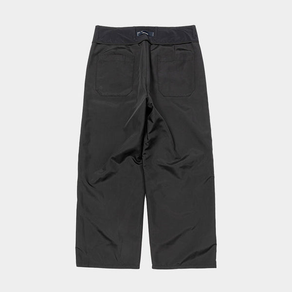 MEANSWHILE REVERSIBLE LINING PANT-OFF BLACK