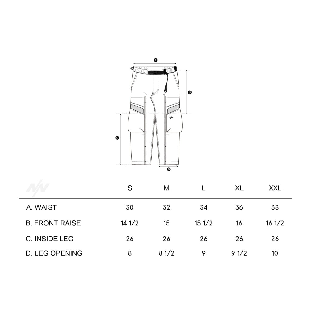 NINE POINT NINE MIST SIDE POCKET BREATHE PANTS-DARK GREY