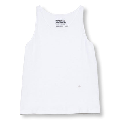 Nanamica NANAMICA LOOPWHEEL COOLMAX JERSEY CAMISOLE-WHITE