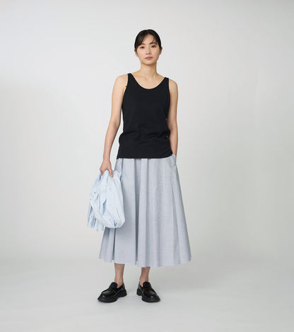 Nanamica NANAMICA LOOPWHEEL COOLMAX JERSEY CAMISOLE-WHITE