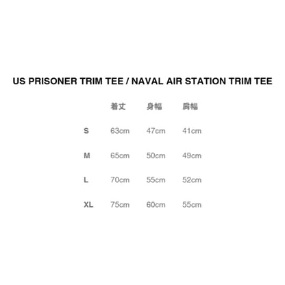 BOWWOW NAVAL AIR STATION TRIM TEE-WHITE