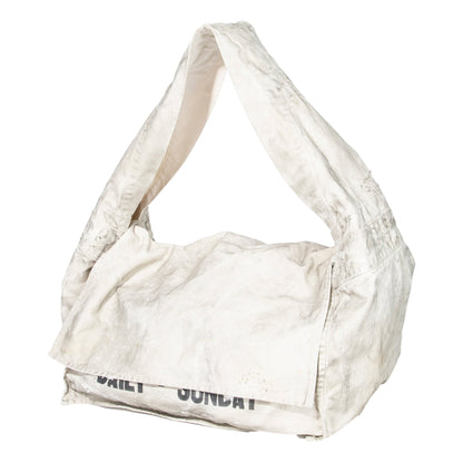 BOWWOW NEWSPAPER BAG-WHITE