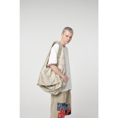 BOWWOW NEWSPAPER BAG-WHITE