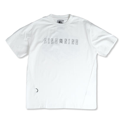 NINE POINT NINE NINEPOINTNINE MOUNTAIN S/S TEE-WHITE