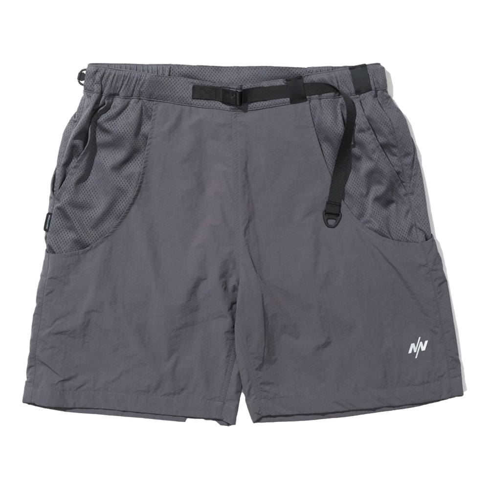 NINE POINT NINE NORMS TWO-LAYER SHORTS-GREY