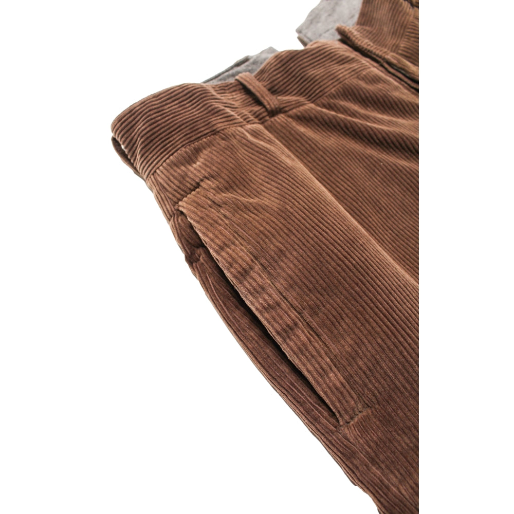 BOW WOW NRA CORDUROY WORK TROUSERS-BROWN