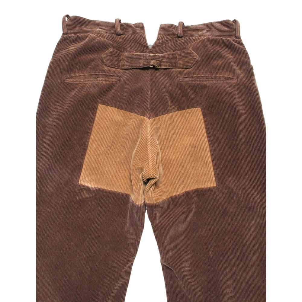 BOW WOW NRA CORDUROY WORK TROUSERS-BROWN