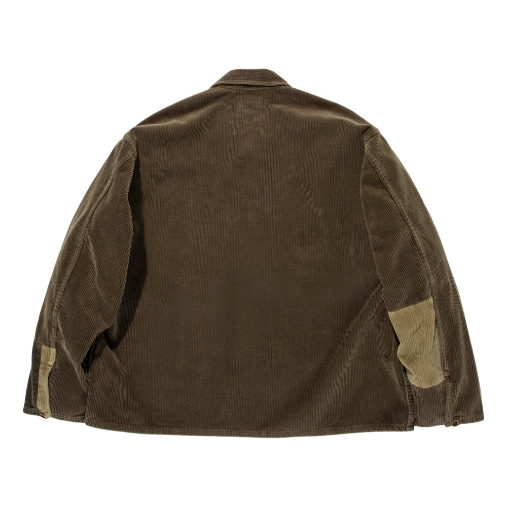 BOW WOW NRA P/O CORDUROY SHIRTS REPAIRED-BROWN