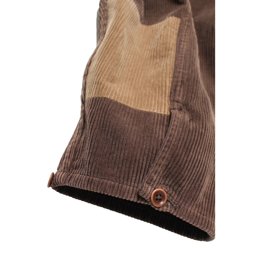 BOW WOW NRA P/O CORDUROY SHIRTS REPAIRED-BROWN