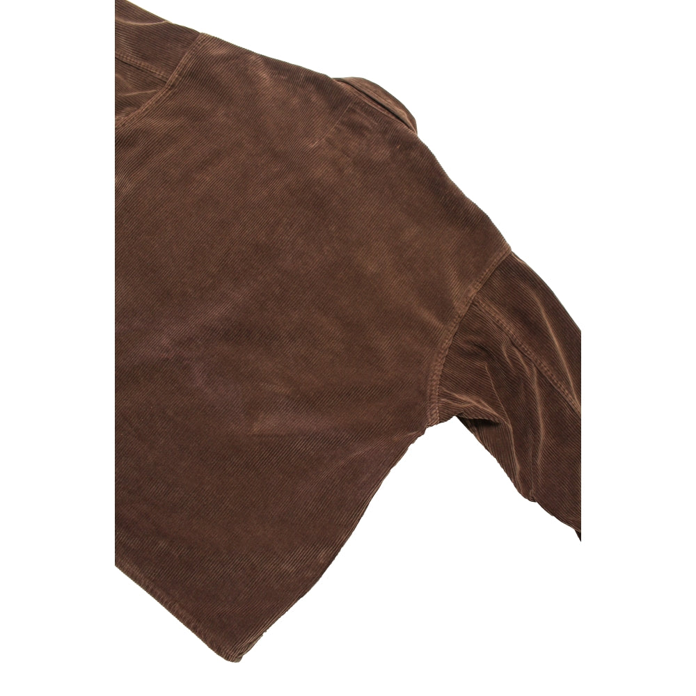 BOW WOW NRA P/O CORDUROY SHIRTS REPAIRED-BROWN