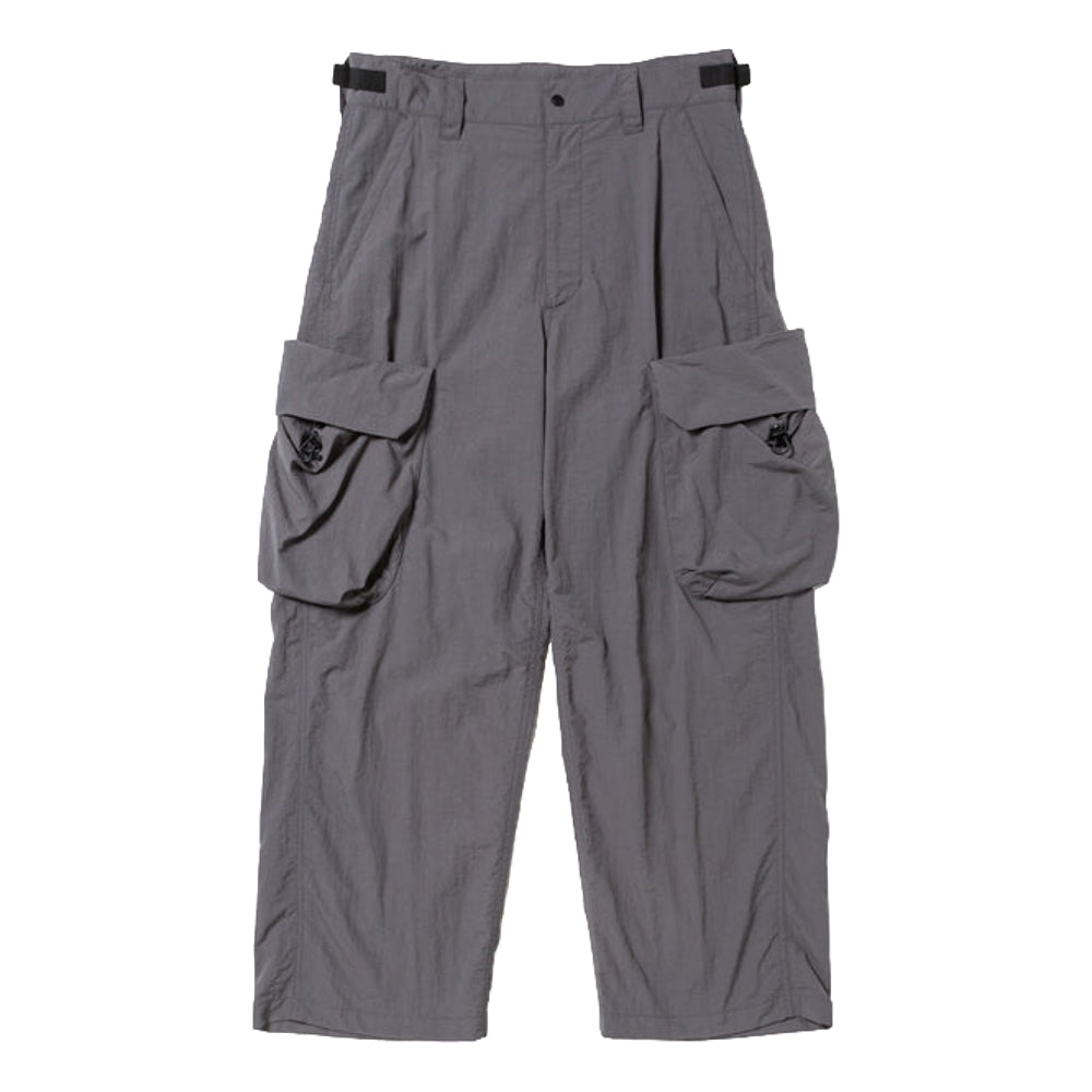 MEANSWHILE NYLON LUGGAGE CARGO PANT-GREY