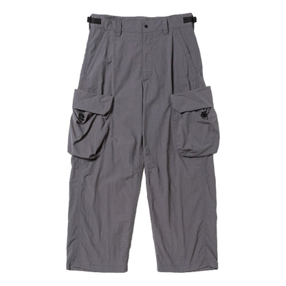 MEANSWHILE NYLON LUGGAGE CARGO PANT-GREY