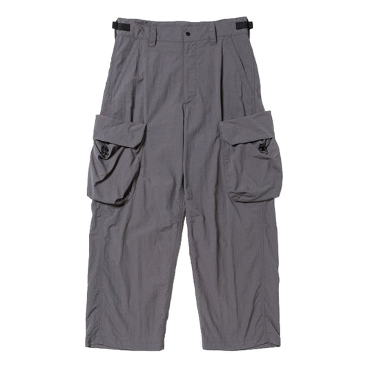 MEANSWHILE NYLON LUGGAGE CARGO PANT-GREY