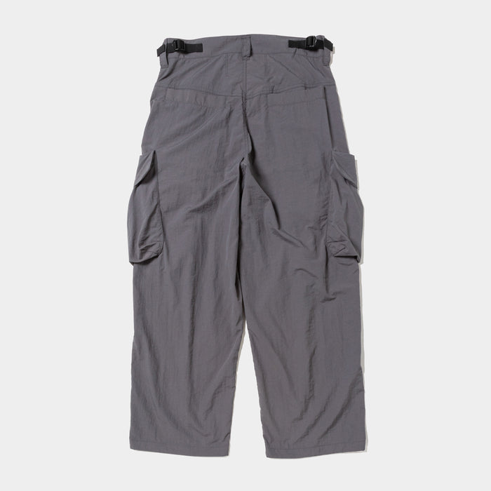MEANSWHILE NYLON LUGGAGE CARGO PANT-GREY