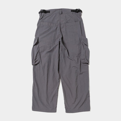 MEANSWHILE NYLON LUGGAGE CARGO PANT-GREY