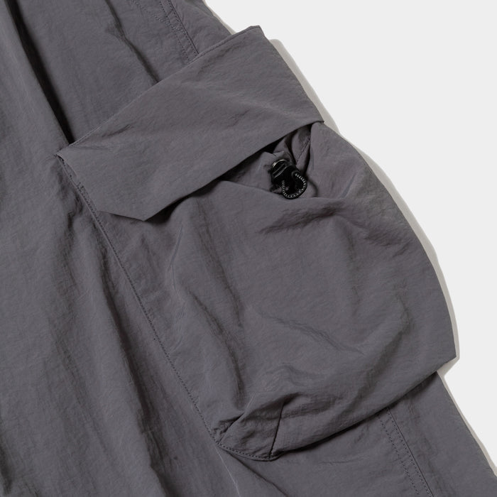 MEANSWHILE NYLON LUGGAGE CARGO PANT-GREY