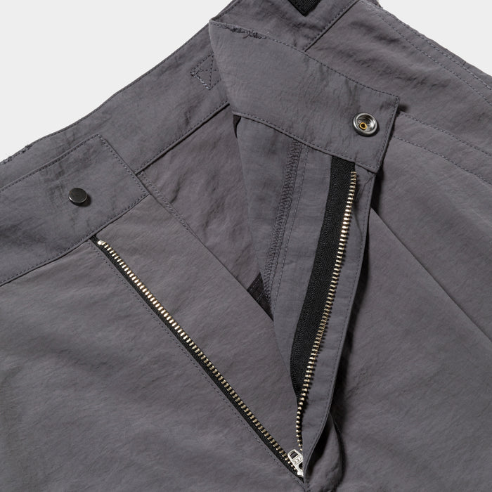 MEANSWHILE NYLON LUGGAGE CARGO PANT-GREY