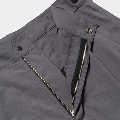 MEANSWHILE NYLON LUGGAGE CARGO PANT-GREY