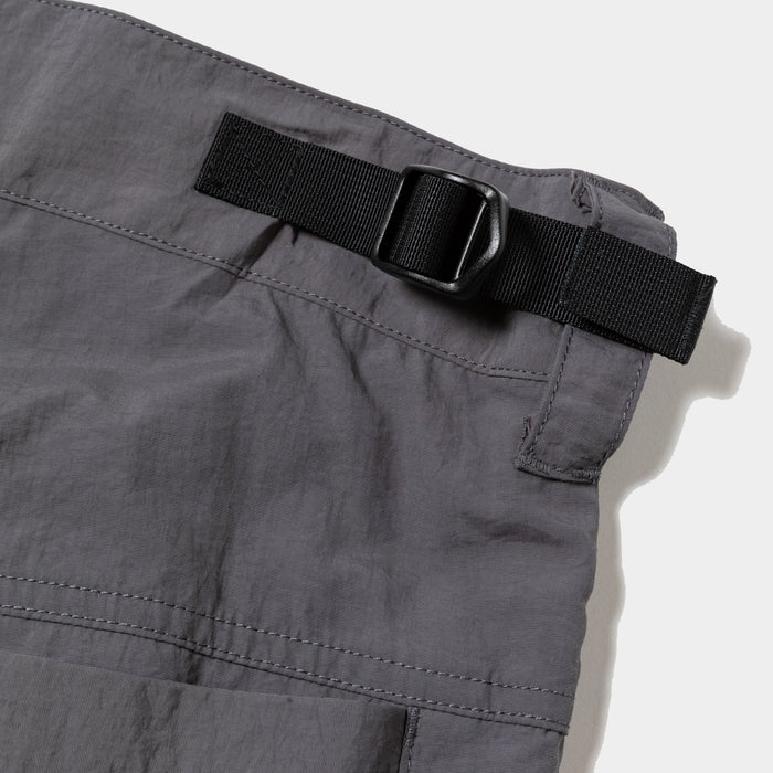MEANSWHILE NYLON LUGGAGE CARGO PANT-GREY