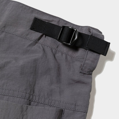MEANSWHILE NYLON LUGGAGE CARGO PANT-GREY