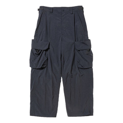 MEANSWHILE NYLON LUGGAGE CARGO PANT-OFF BLACK