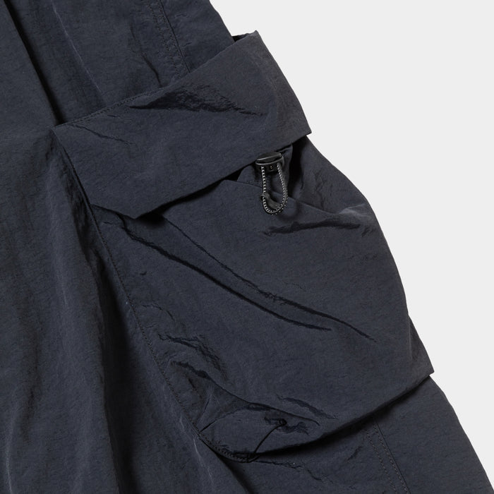MEANSWHILE NYLON LUGGAGE CARGO PANT-OFF BLACK