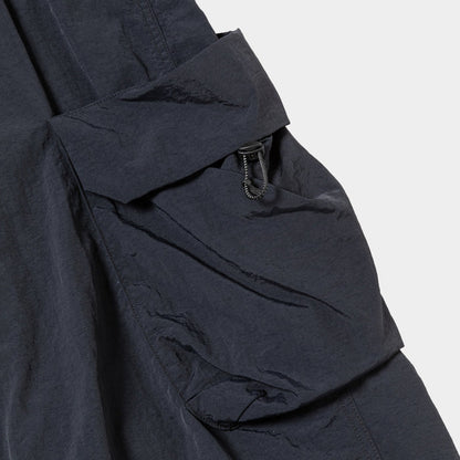 MEANSWHILE NYLON LUGGAGE CARGO PANT-OFF BLACK
