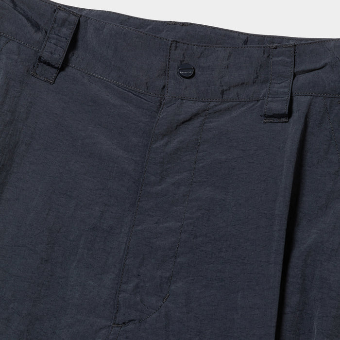 MEANSWHILE NYLON LUGGAGE CARGO PANT-OFF BLACK