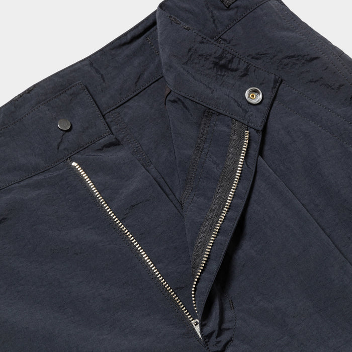 MEANSWHILE NYLON LUGGAGE CARGO PANT-OFF BLACK