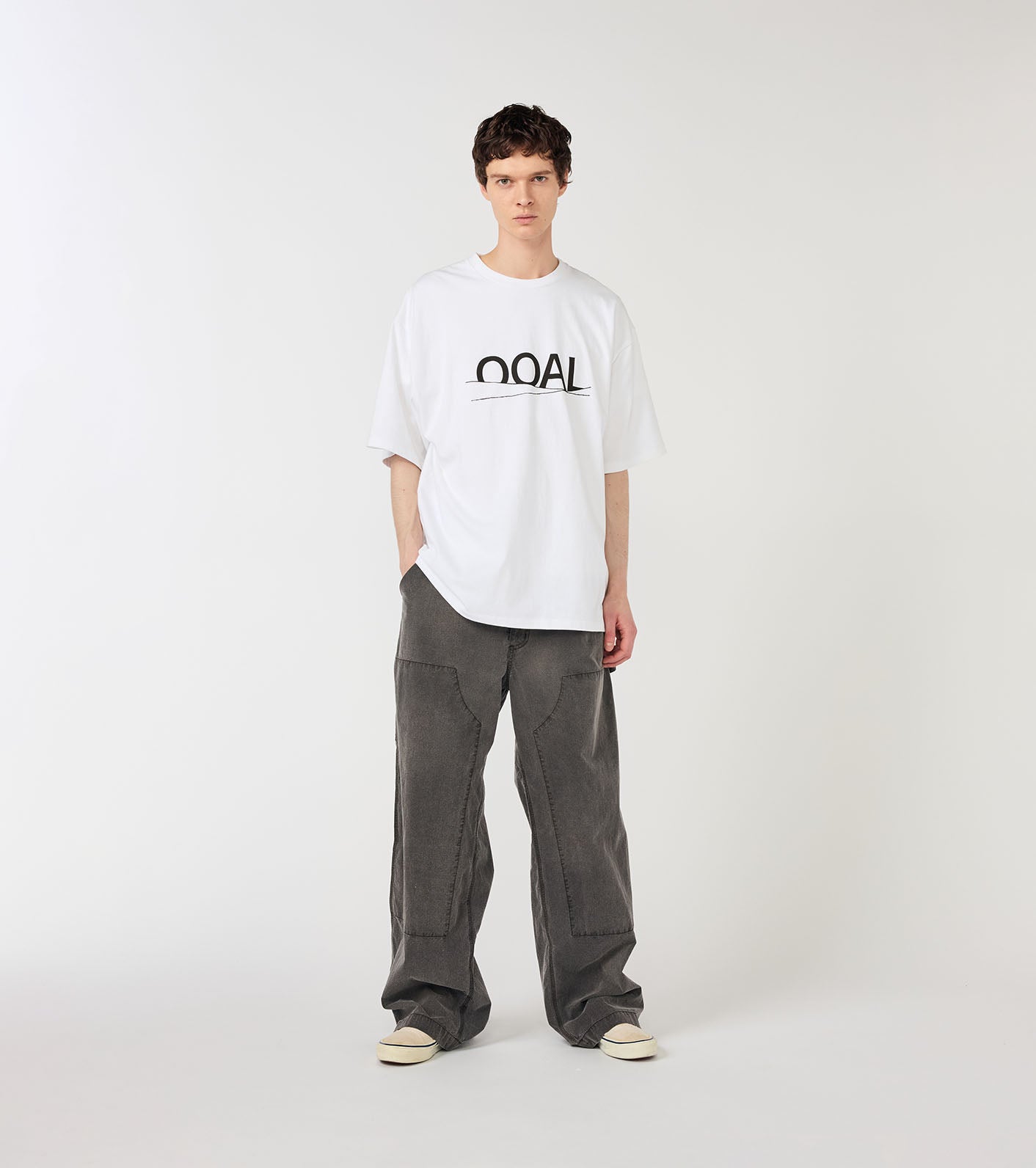 Nanamica OOAL GRAPHIC TEE-NAVY