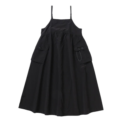 AND WANDER OVERSIZED CARGO DRESS (W)-BLACK