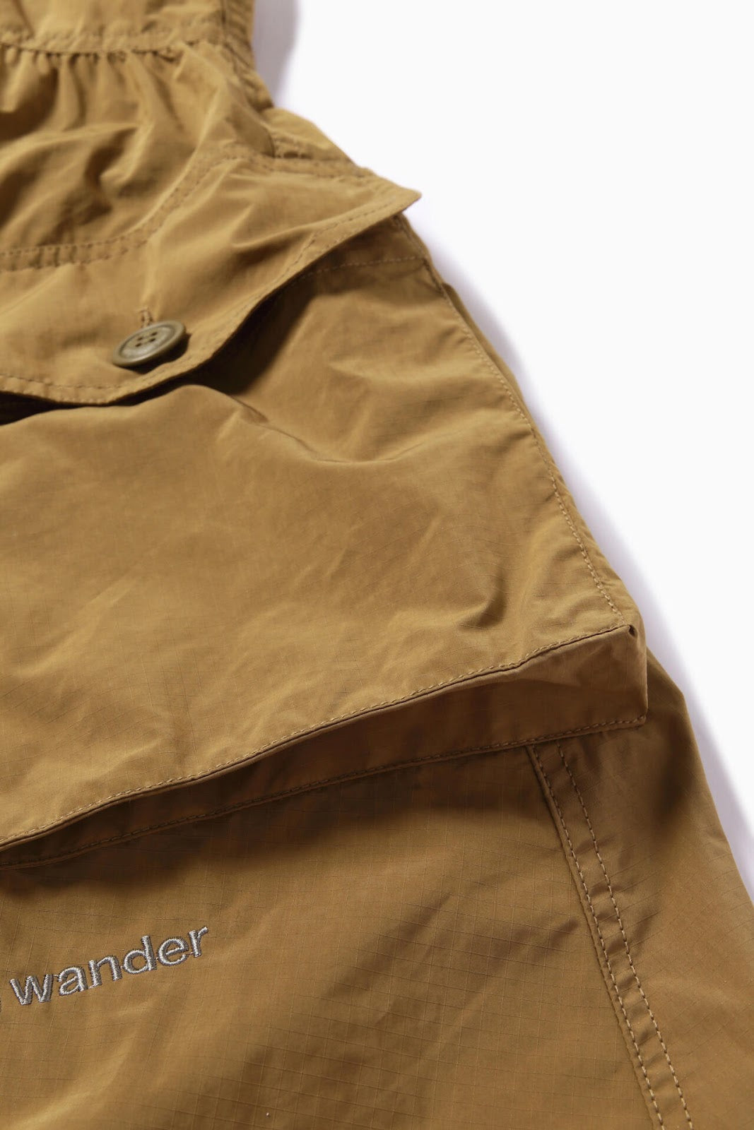 AND WANDER OVERSIZED CARGO DRESS (W)-LIGHT BROWN