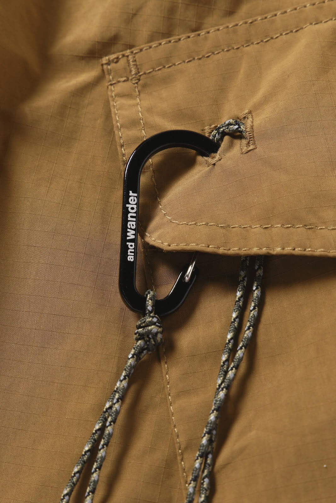 AND WANDER OVERSIZED CARGO DRESS (W)-LIGHT BROWN