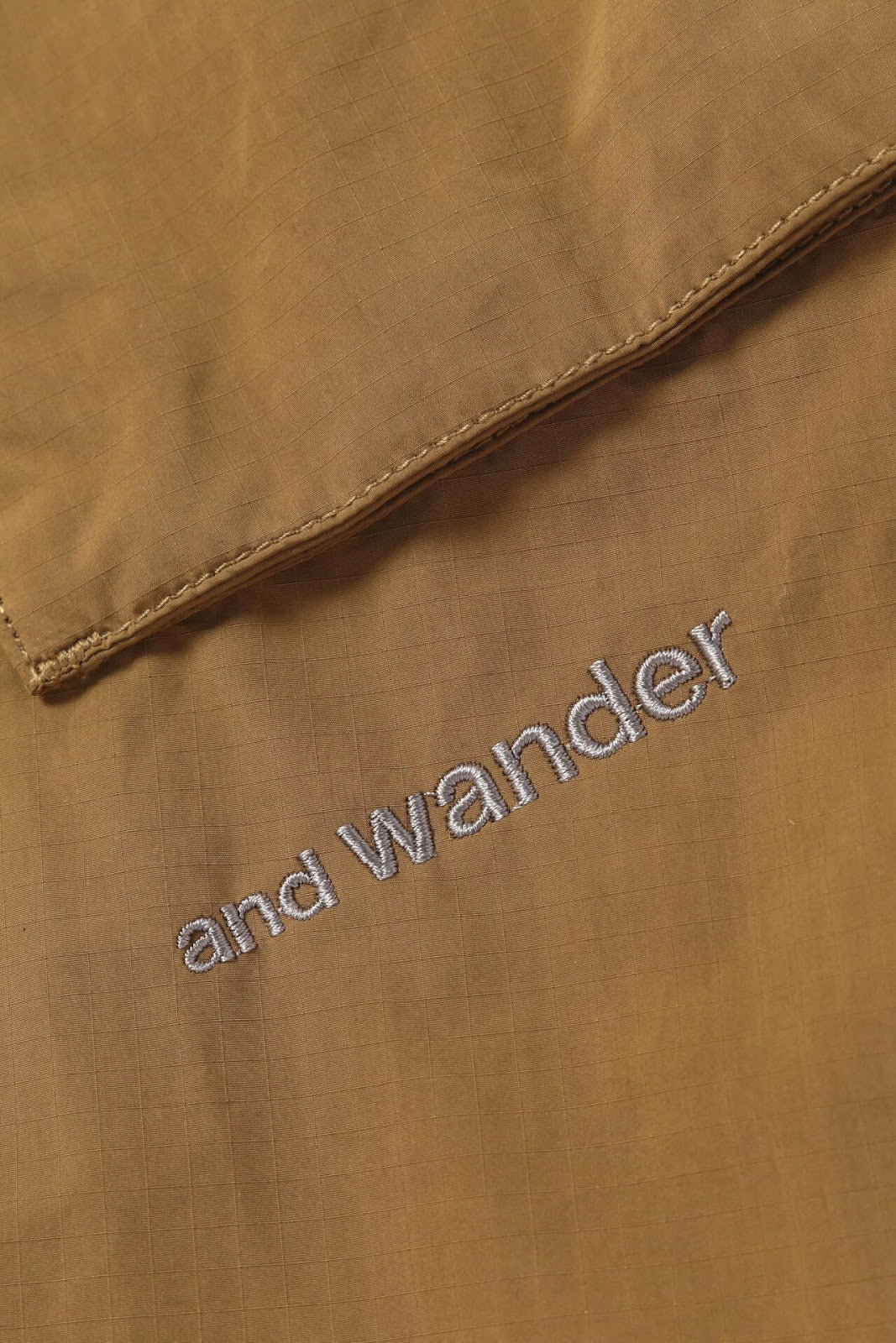 AND WANDER OVERSIZED CARGO DRESS (W)-LIGHT BROWN