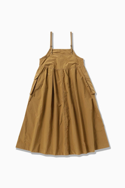 AND WANDER OVERSIZED CARGO DRESS (W)-LIGHT BROWN